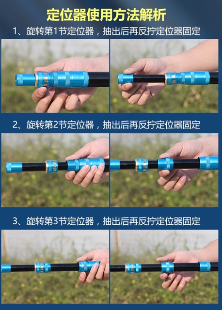 Cán vợt carbon Tab dài từ 2m1 đến 4m