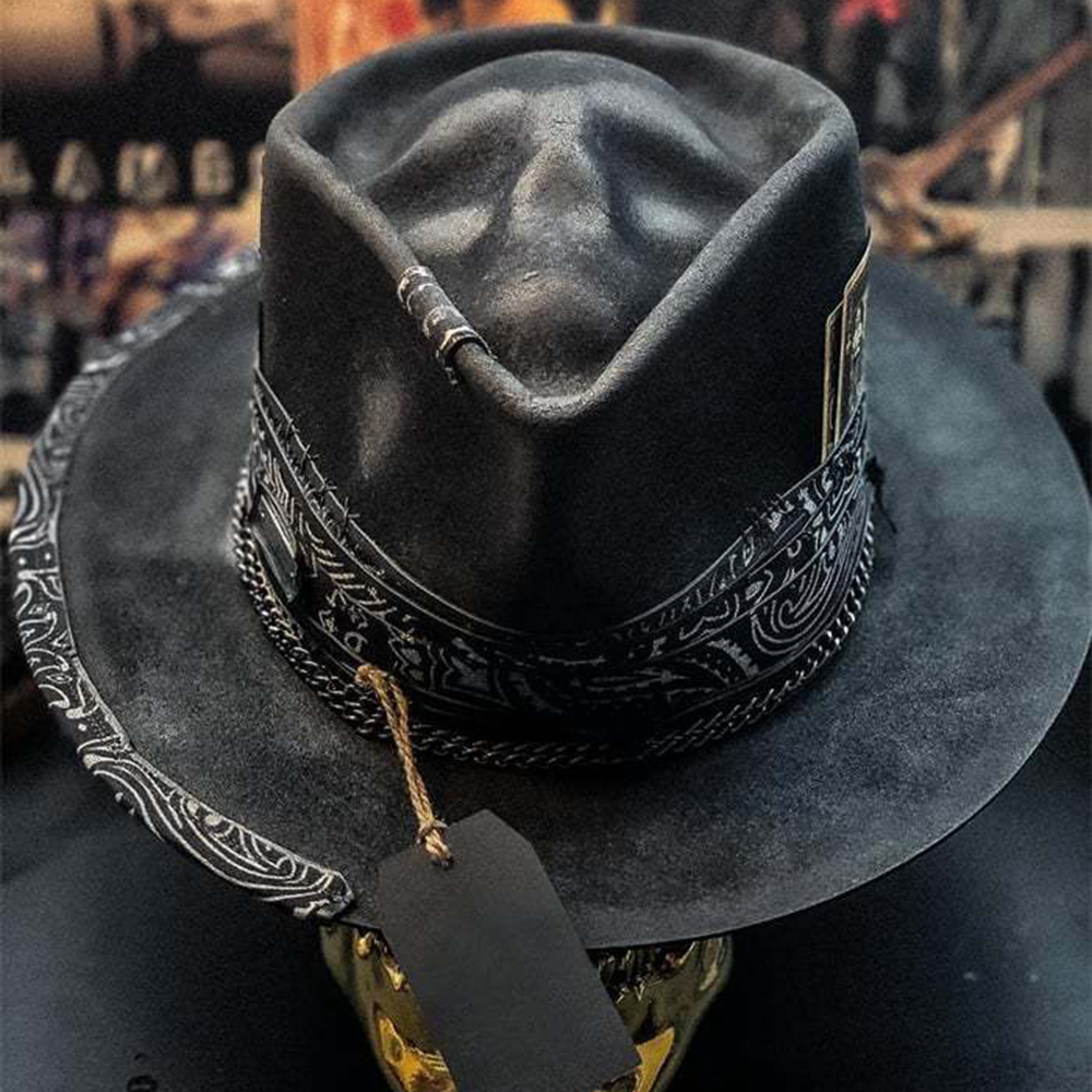 Skull Cowboy Hat Halloween Hat S