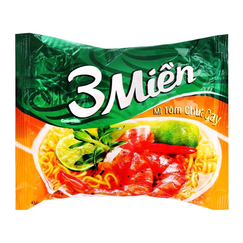 Mì 3 miền chua cay gói 65g