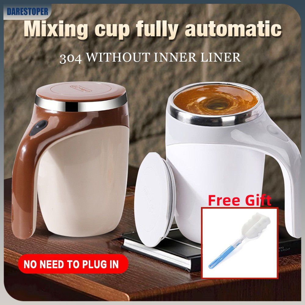 Automatic Magnetic Stirring Coffee Mug, Rotating Home Office Travel Mixing  Cup, Funny Electric Stainless Steel Self Mixing Coffee Tumbler, Suitable  for Coffee, Milk, Cocoa and Other Beverages 