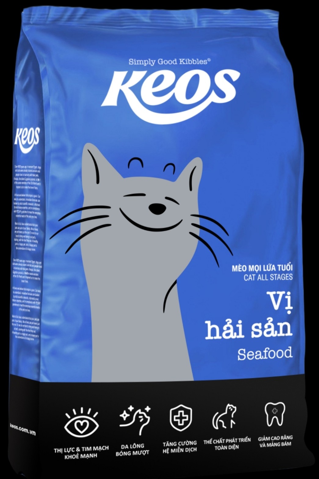 Hanpet - Hạt khô cho mèo KEOs thức ăn mèo