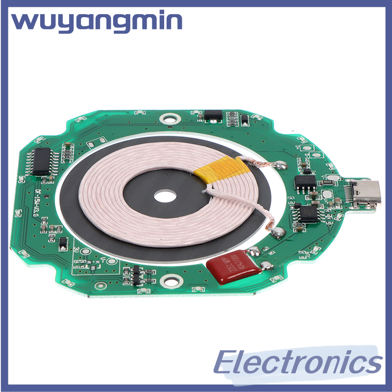 wuyangmin 15W Qi Fast Wireless Charger PCBA Circuit Board Transmitter Module+Coil Charging