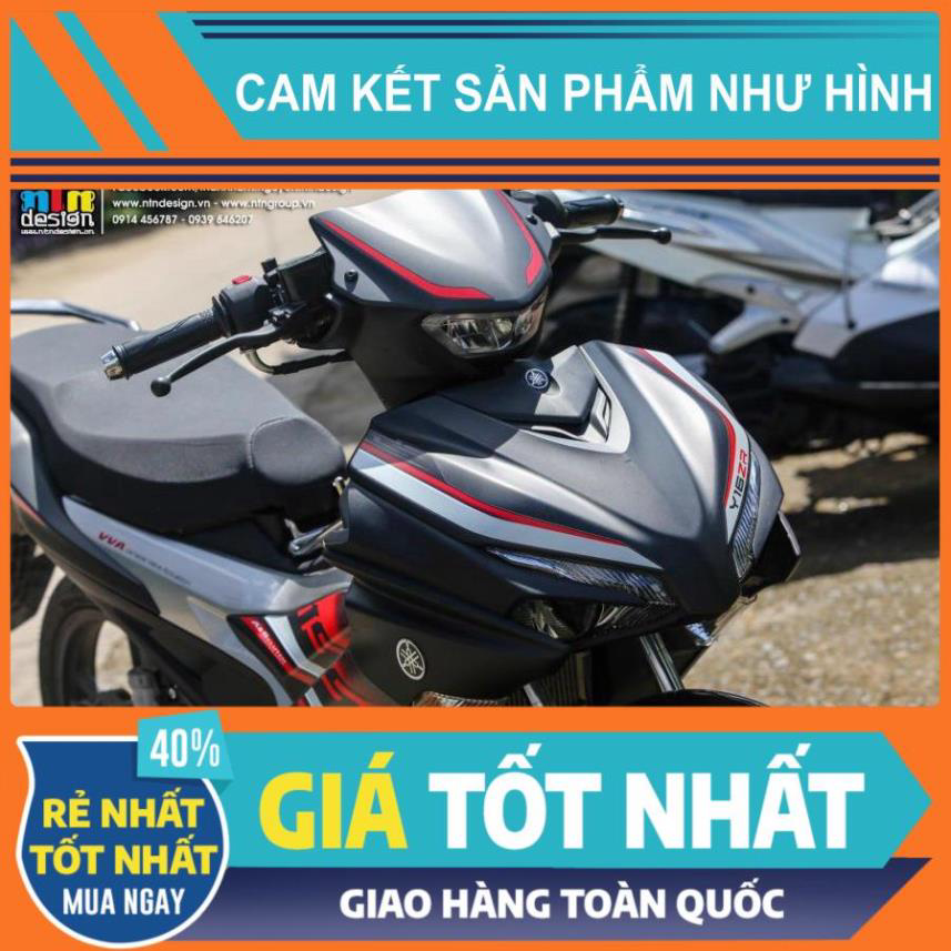 Tem rời Exciter 155 đen nhám - mẫu mới 2023 đỏ bạc