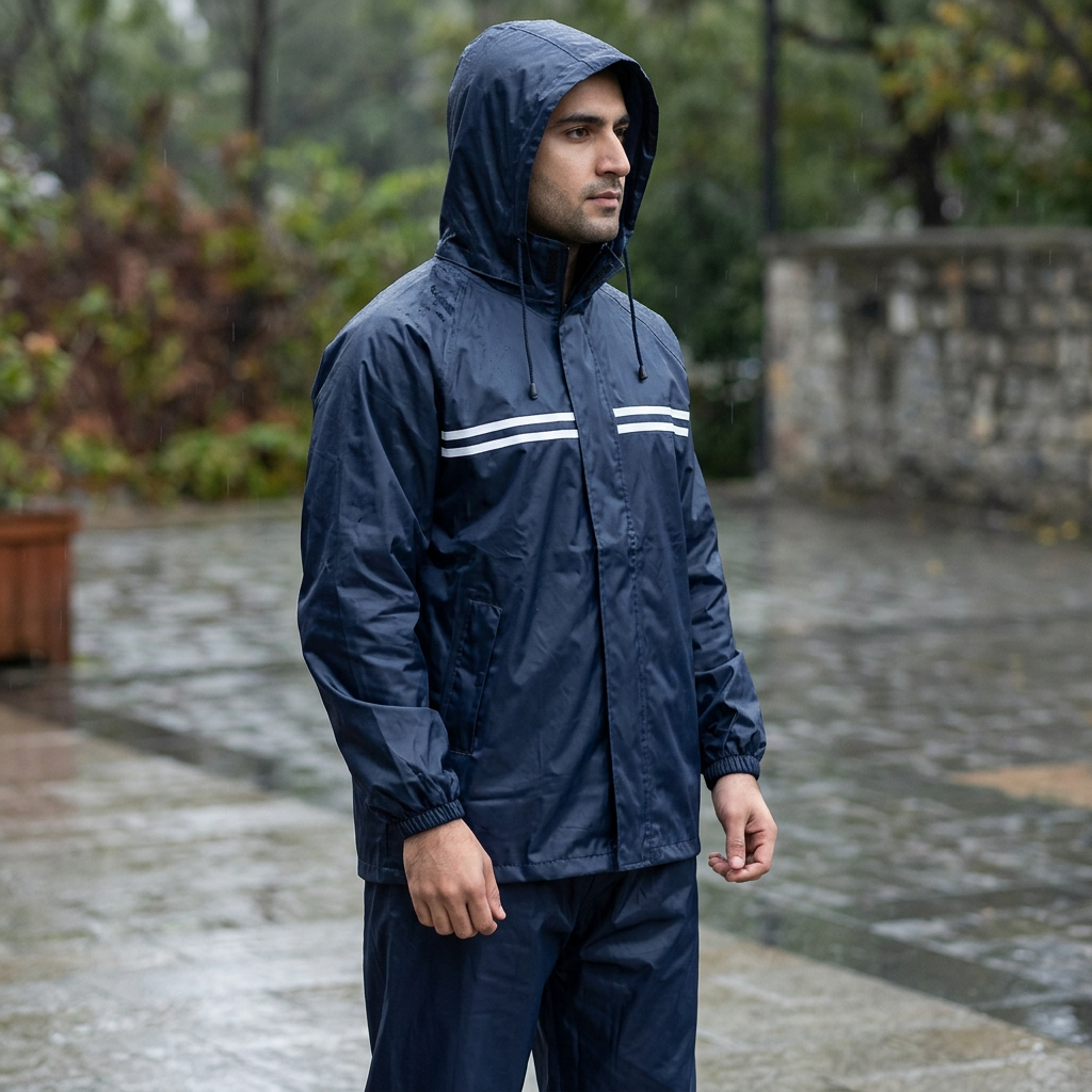 Waterproof%20Jacket%20And%20Pant%20With%20Bag%20Rain%20Coats%20for%20Men%20-Blue%20-%20Image%202