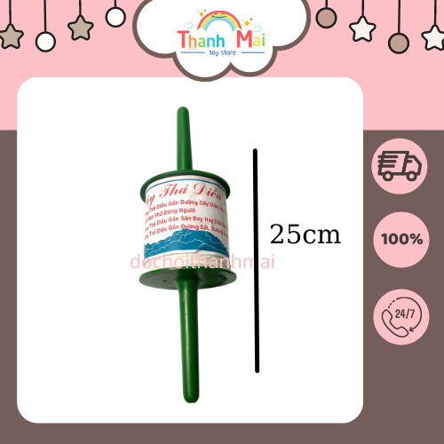 [Hàng Việt Nam]  CUỘN DÂY THẢ DIỀU CÓ TAY CẦM - DÂY DÀI 100M