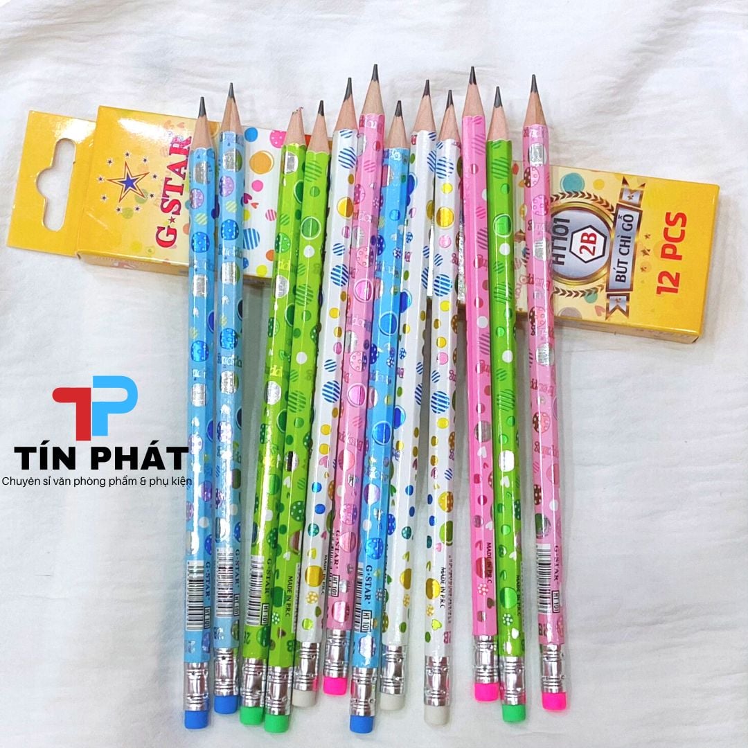 Viết chì 2B hộp 12 cây