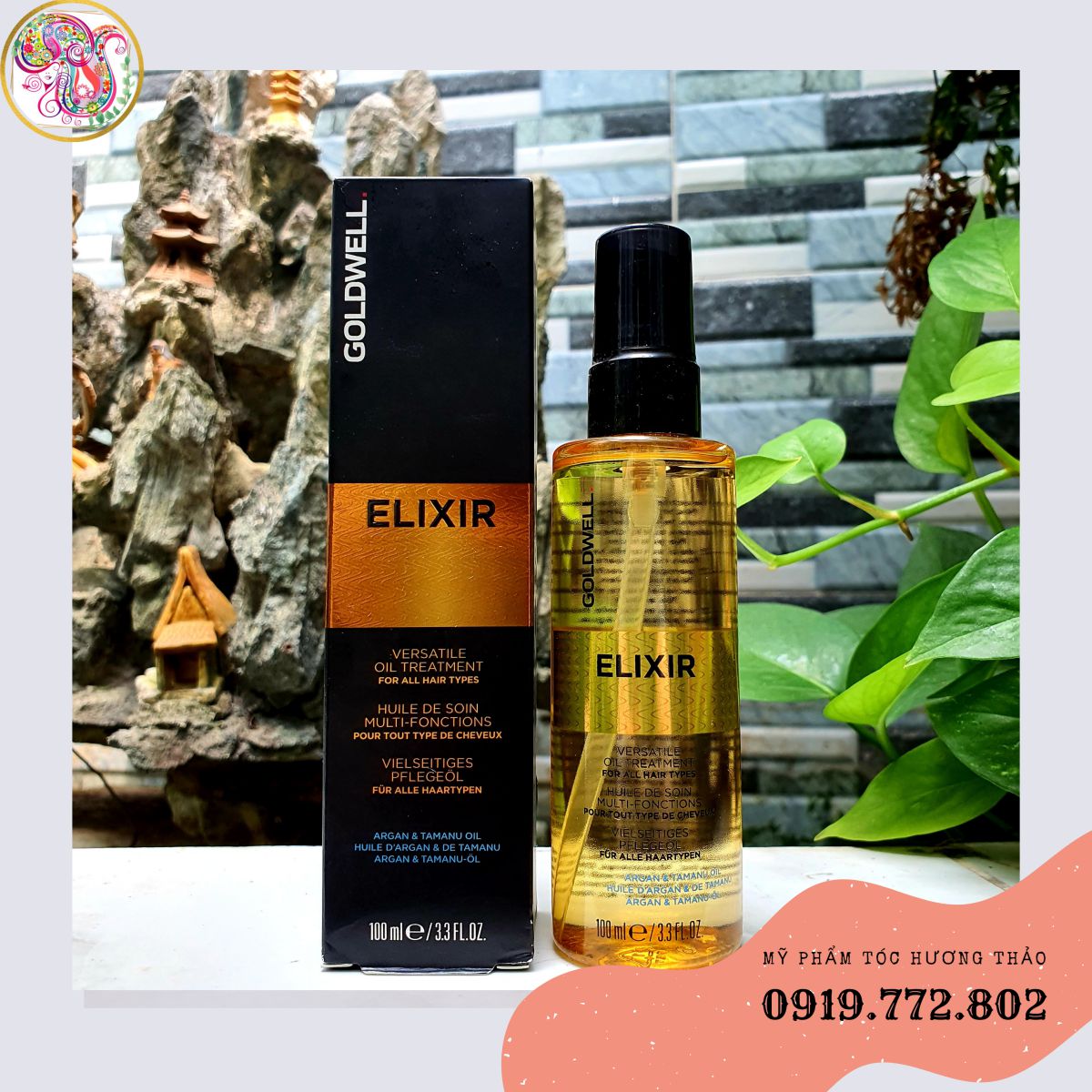 TINH DẦU DƯỠNG TÓC GOLDWELL ELIXIR 100ML