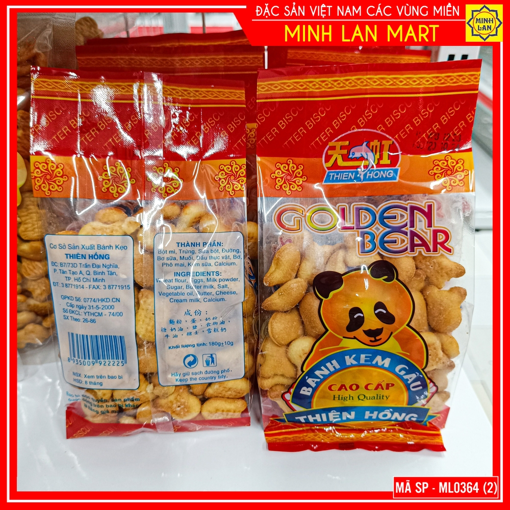 Bánh gấu nhỏ 180g ML0364