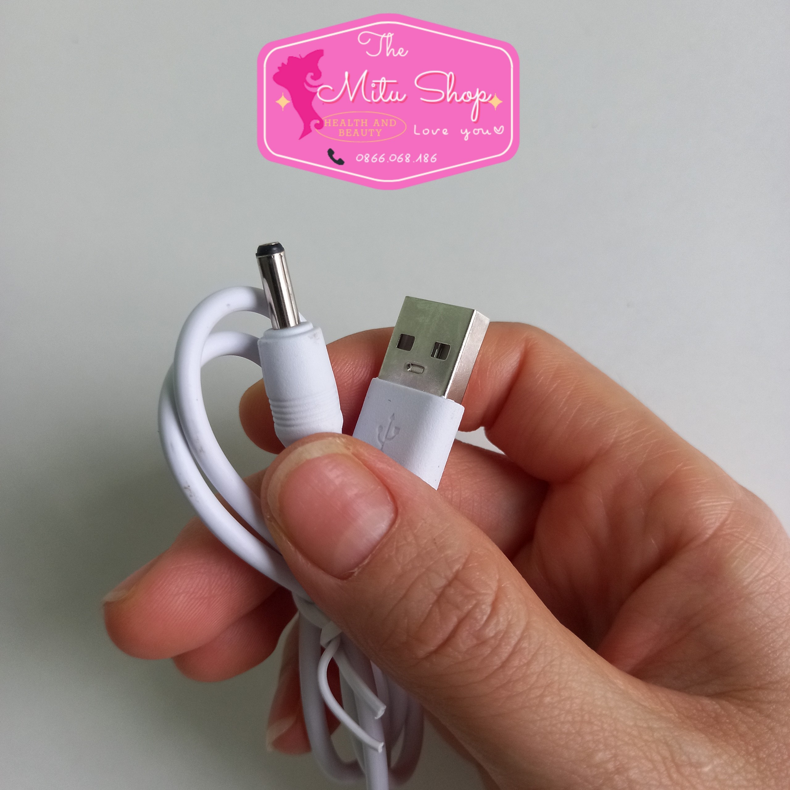 Dây sạc thay thế cho máy rửa mặt Pebble Lisa