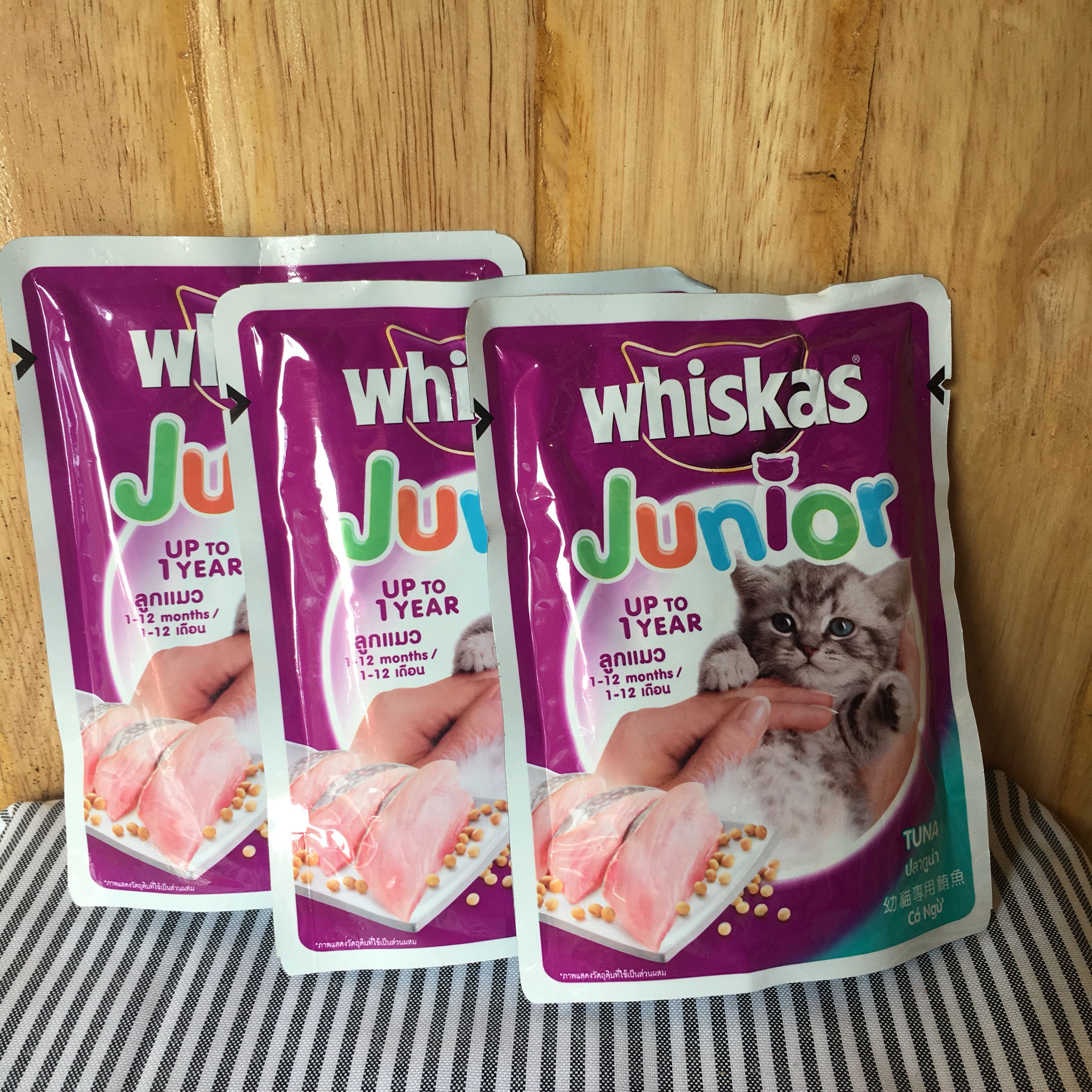 WHISKAS PATE GÓI 80g (MÈO LỚN-MÈO CON)