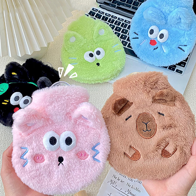 Plush%20Hot%20Water%20Bag%20400ML%20Cat/Capybara%20Design%20Hand%20Warmer%20Mini%20Belly%20Warmer%20-%20Image%202