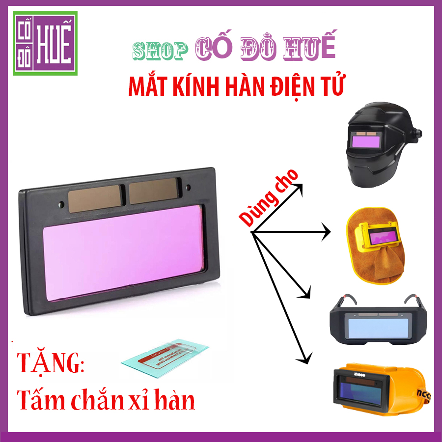 Mắt kính hàn điện tử thay thế LOẠI 1, Kính hàn điện tử SHOP CỐ ĐÔ HUẾ, Kính hàn bảo vệ mắt CHẤT LƯỢNG CAO