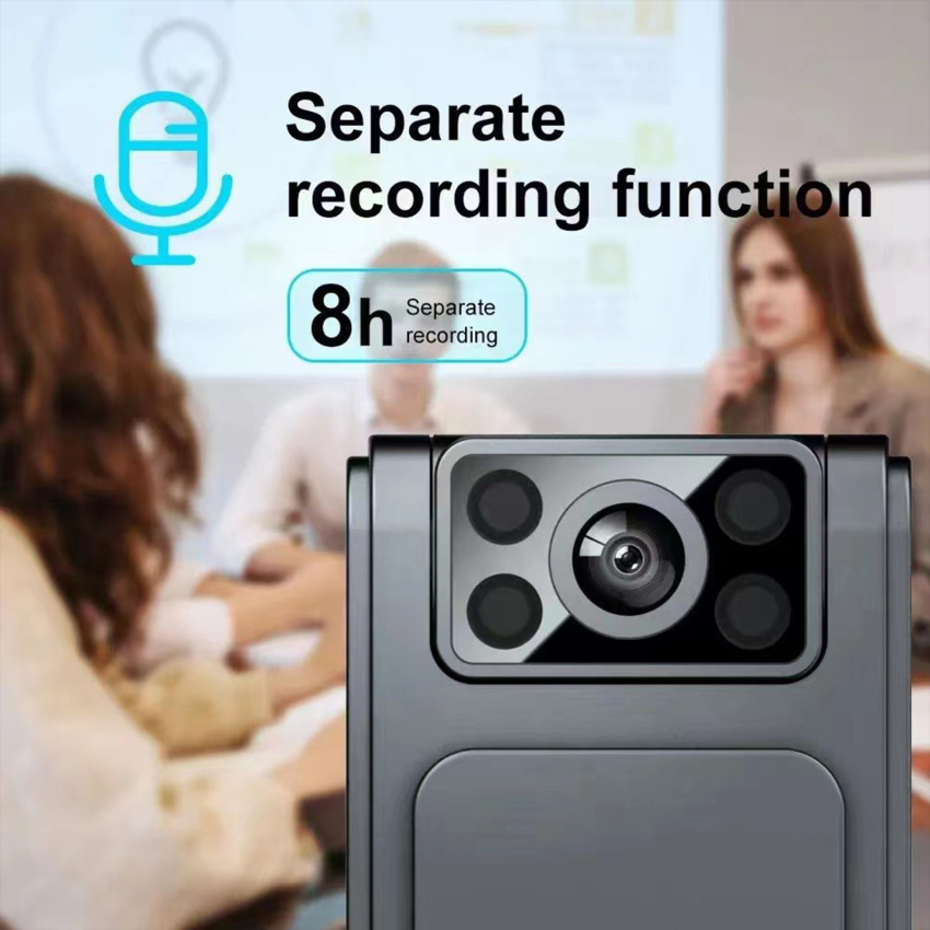 1pc L8 Body Camera Mini Digital HD Camera Mini Camera M-agnetic Motion Snapshot Loop Recording Camera Video Camera