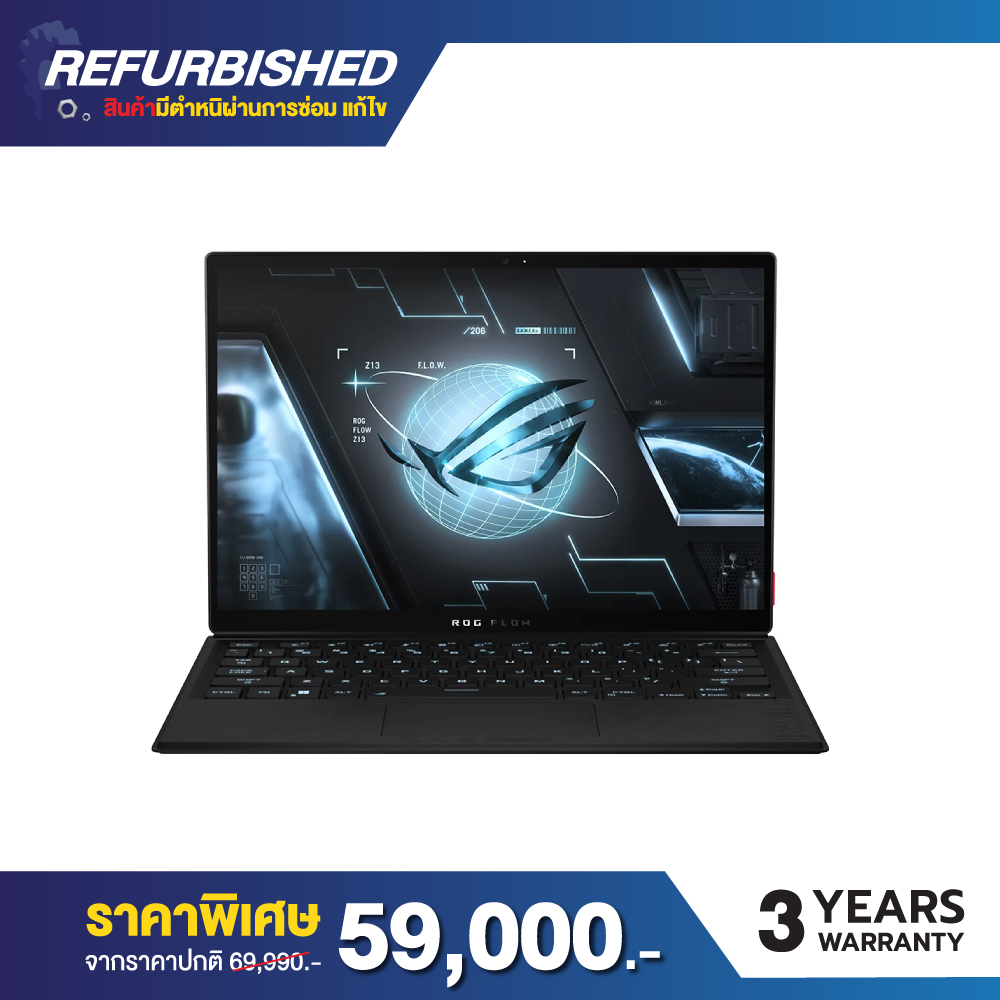 [Clearance Sale] Asus Notebook ROG Flow Z13 GZ301ZELD035WS i912900H 16G 1TB RTX3050 W11 PGS