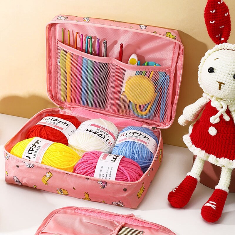 Bộ 59 Dụng Cụ Đan Móc Len Thủ Công Cho Người Mới Bắt Đầu