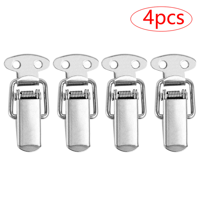 4pcs%20Stainless%20Steel%20Mini%20Lock%20Cabinet%20Boxes%20Spring%20Loaded%20Latch%20Catch%20Toggle%20Clamp%20Hasp%20For%20Chest%20Box%20Suitcase%20Case%20-%20Image%204