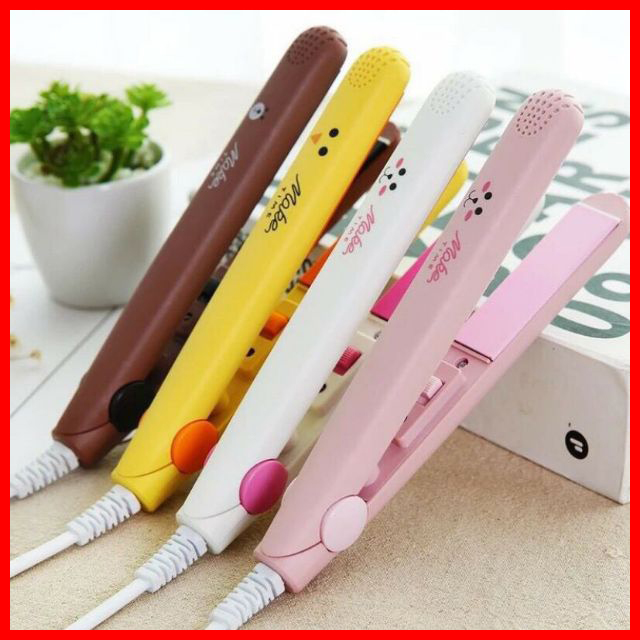 Máy là tóc, uốn, duỗi tóc mini có hộp đựng mẫu mới nhất