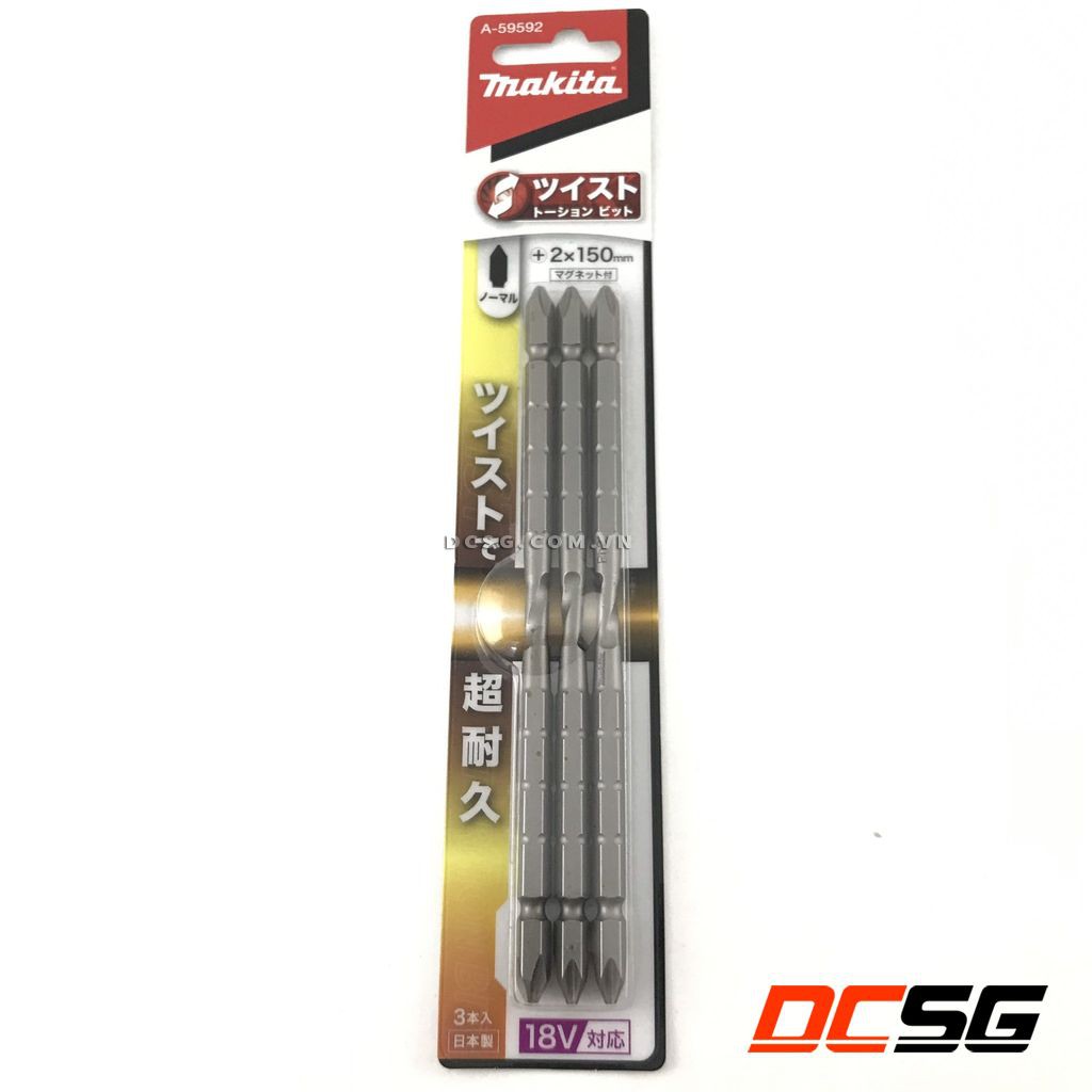 Mũi Vít Bake 2 Đầu Ph2x150mm Makita A-59592