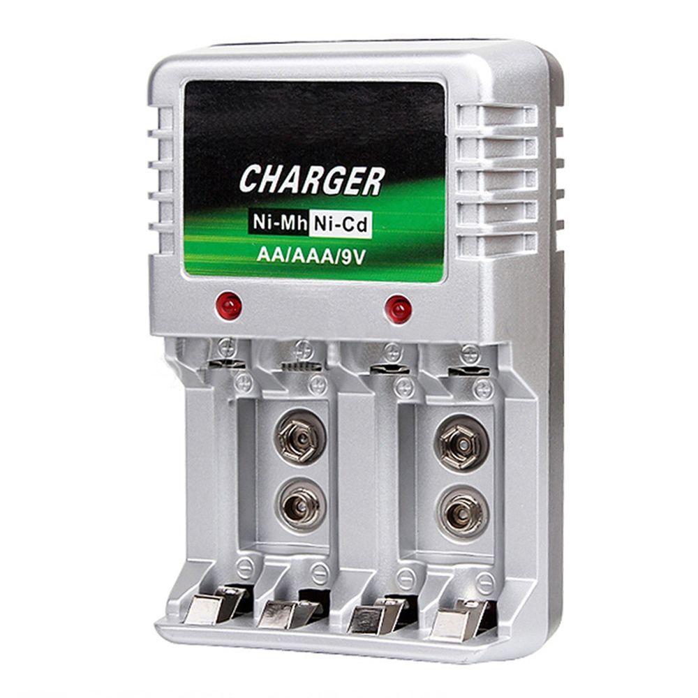 Hot AC Wall 110V-240V AA AAA 9V Ni-Mh Ni-Cd Rechargeable Battery Wall ...