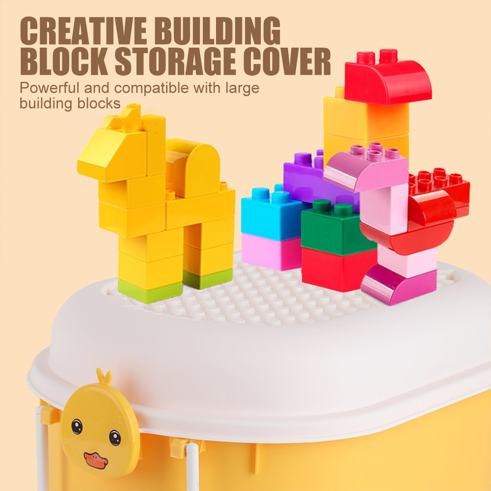 Đa chức năng Stackable lưu trữ đồ chơi hộp bánh xe container tổ chức gia dụng hoạt hình đồ ăn nhẹ túi đựng đồ lặt vặt đựng quần áo hộp đựng có nắp