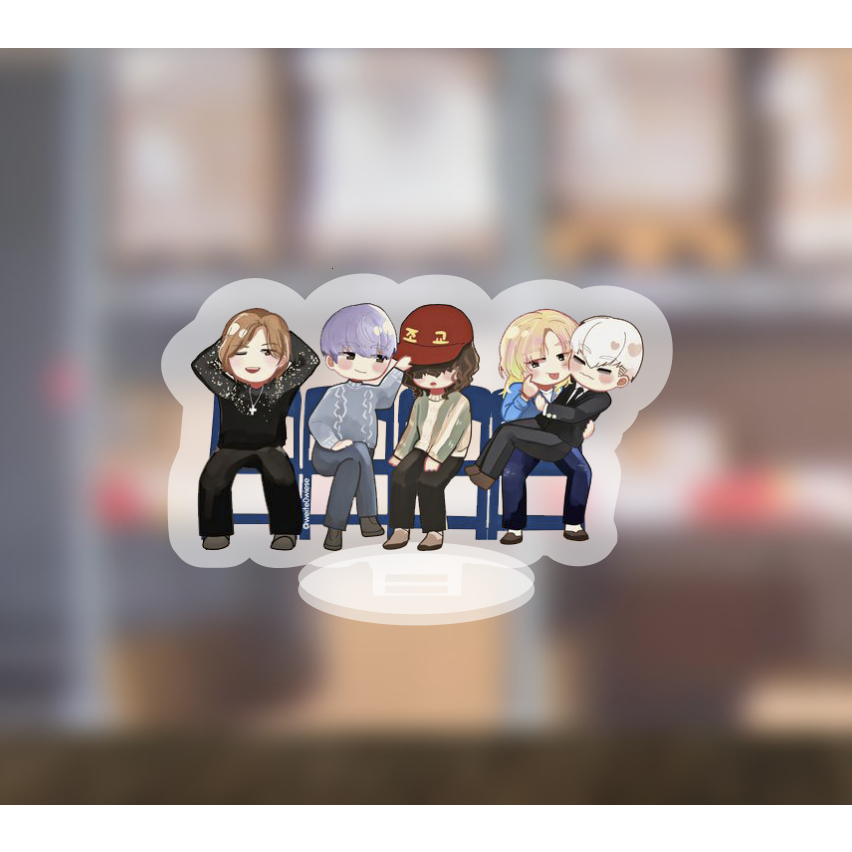 Mô hình standee Boy love OTP chibi dễ thương ngoại truyện cute dễ thương 5cm/10cm