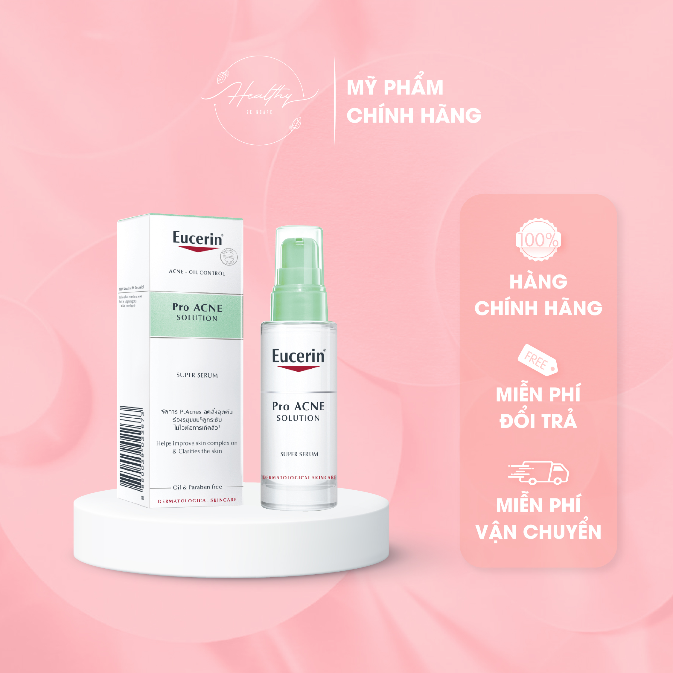 Tinh Chất Dưỡng Cho Da Mụn Eucerin Pro Acne Solution Super Serum 30ml – 89751 - HEALTHY