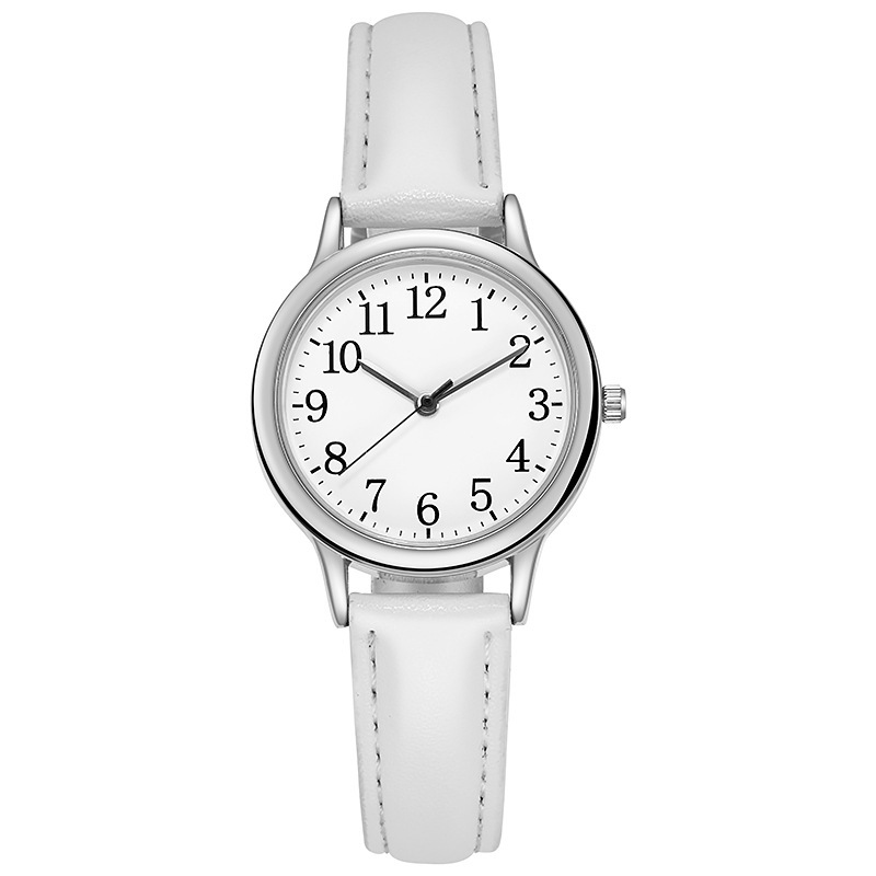 【Exclusive Offer】New Cross-border Simple Digital Fashion Women's Quartz Watch, Small Strap Lady's Wrist Watch, Wholesale.