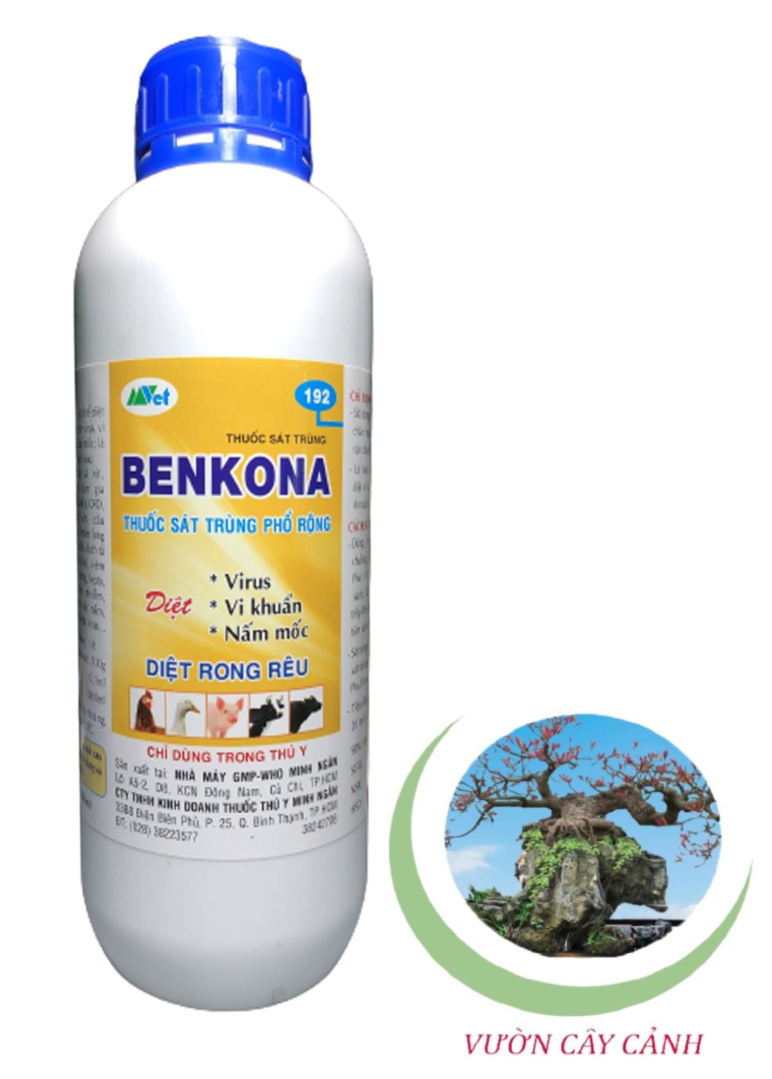 Sát trùng benkona - phổ rộng - #118a# 1 lít