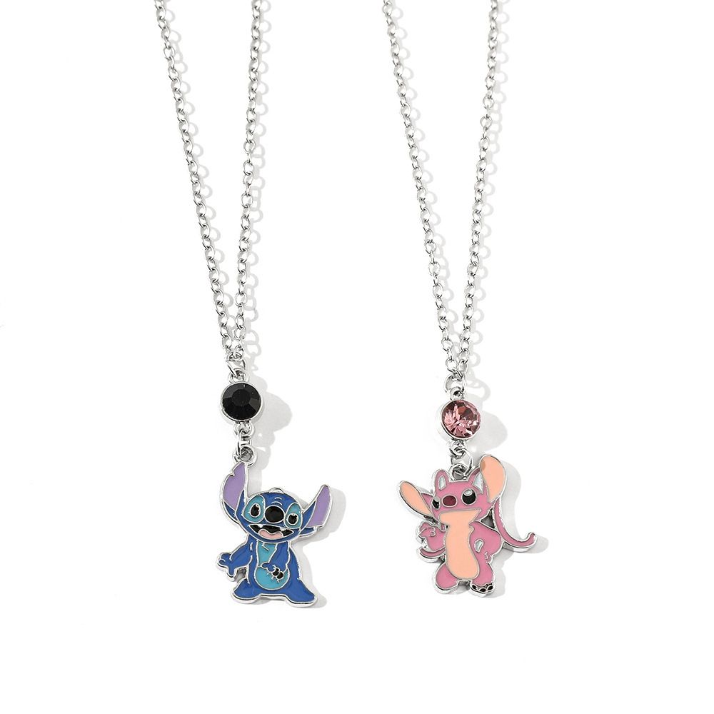 Bff Necklace For 2 Friends Stitch Pendant Keychain Good Friend Forever  Necklace Choker Friendship Couple Lover Valentine Gift - Animation  Derivatives/peripheral Products - AliExpress