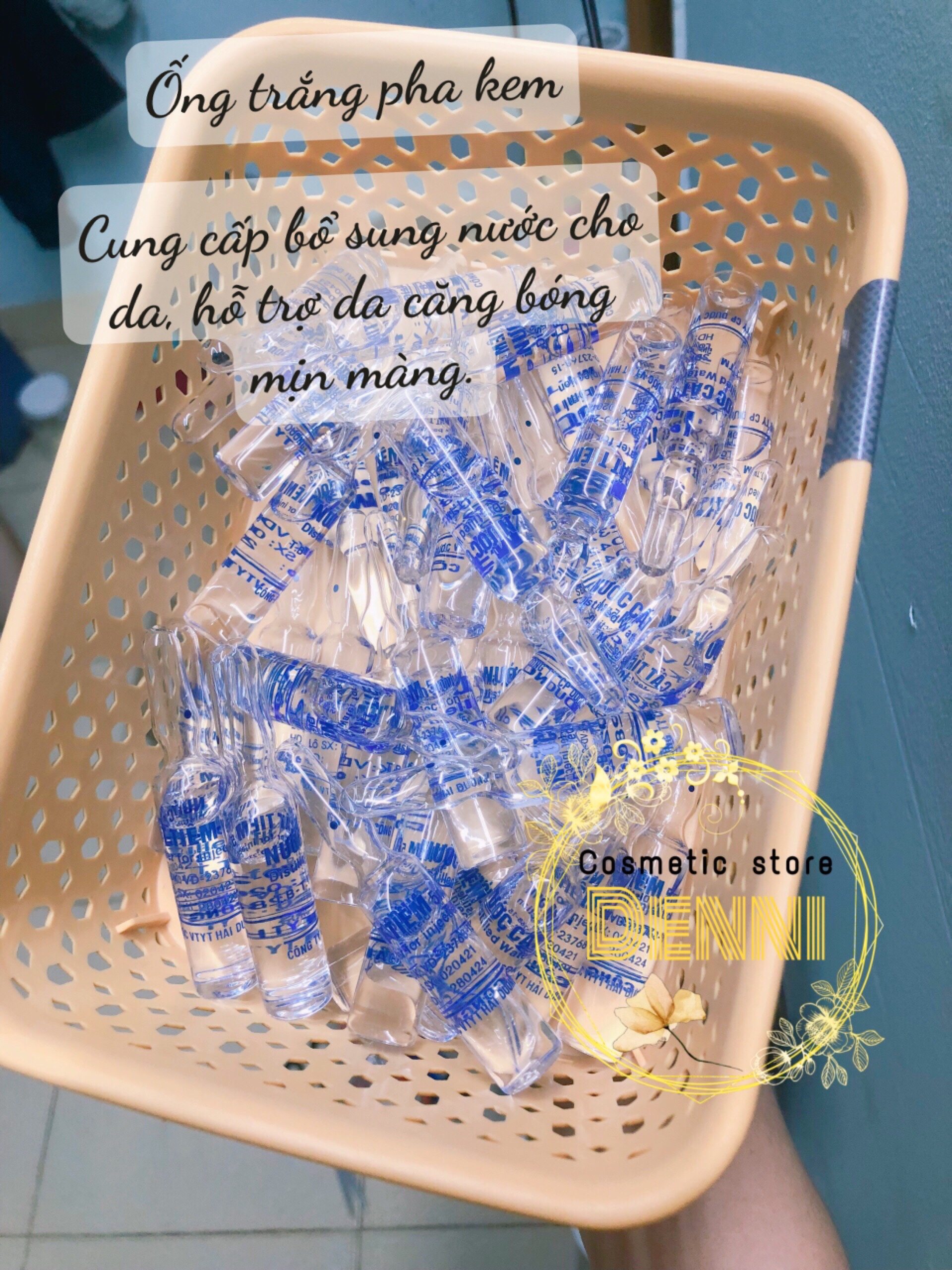Lẻ ống nước vàng kích trắng cực mạnh pha kem