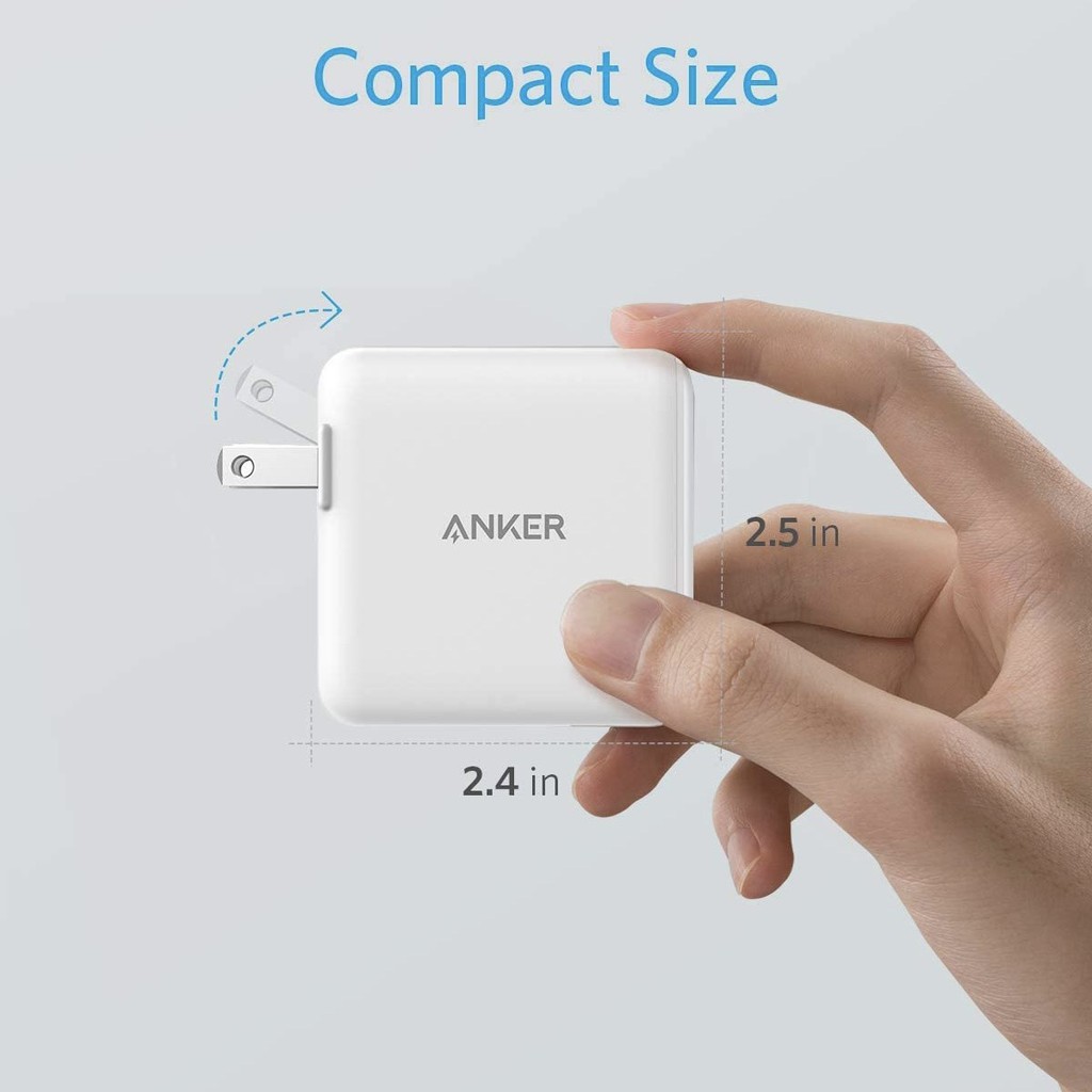 [Chính hãng] Củ sạc Anker PowerPort PD+2 35W (USB C PD, PowerIQ2.0) A2636