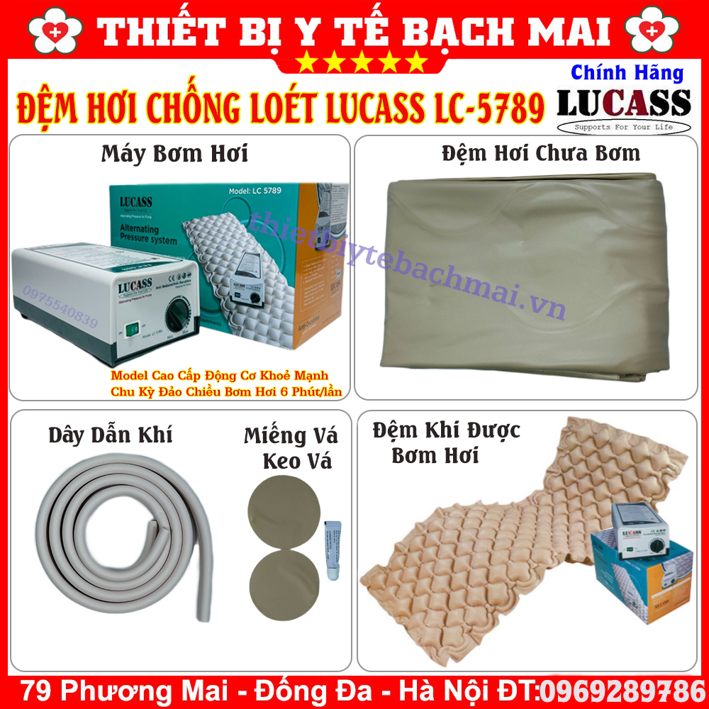 Đệm chống loét lucass lc5789, đệm khí chống loét, đệm hơi chống loét cho người nằm lâu