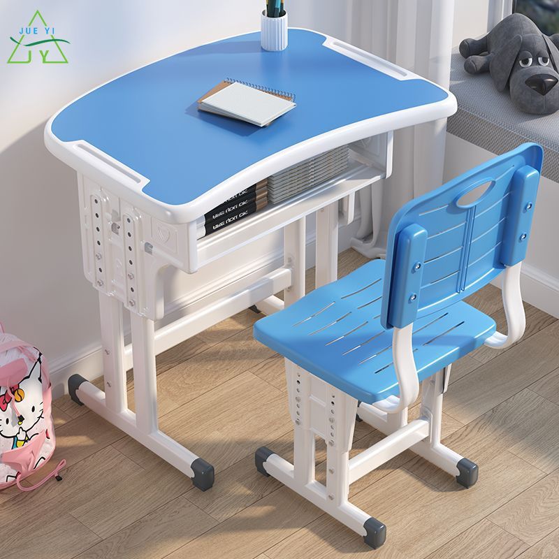 KS Student desk, chair, children's study table, simple writing table, student desk set
