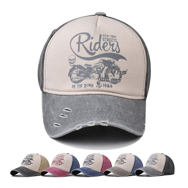 %E3%80%90Wildfolk%20Studio%E3%80%91Baseball%20Cap%20Sun%20hat%20Retro-style%20Washed%20denim%20baseball%20cap%20Color%20matching%20Moto%20riders%20Spring%20Autumn%20baseball%20Hip%20Hop%20Fitted%20Cap%20-%20Image%203