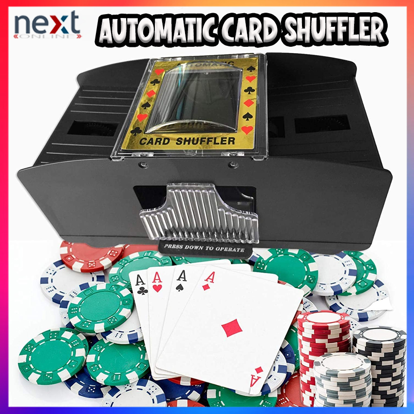 Automatic Card Shuffler 2 Decks Poker Card Shuffler Playing Shuffling