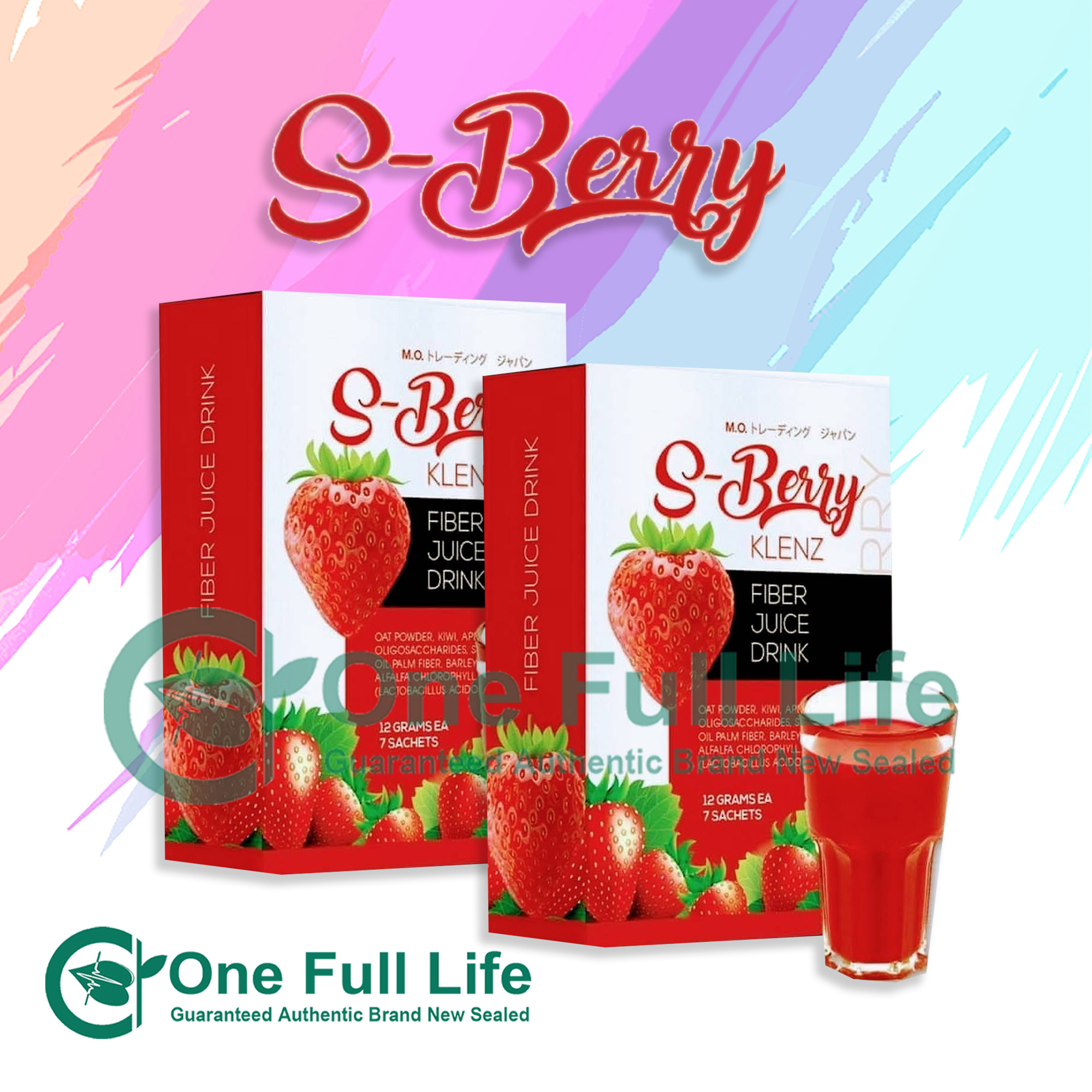 SBerry Sberry Klenz Fiber Juice Drink 2 BOXES Lazada PH