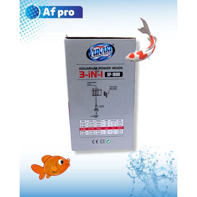 Pompa aquarium kolam YUKARI SP 1800