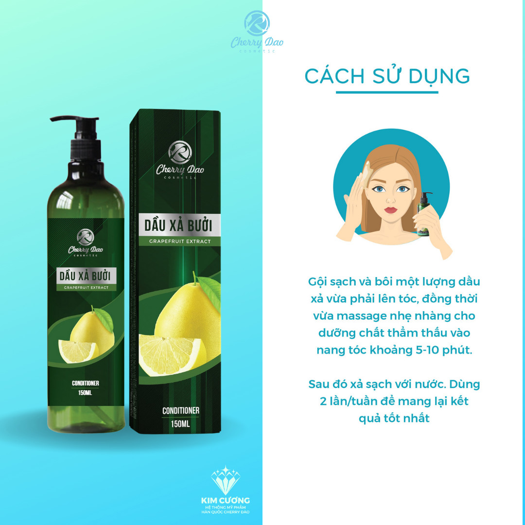 Combo dầu gội dầu xả và serum mọc tóc nhanh CRD -  CherryDao