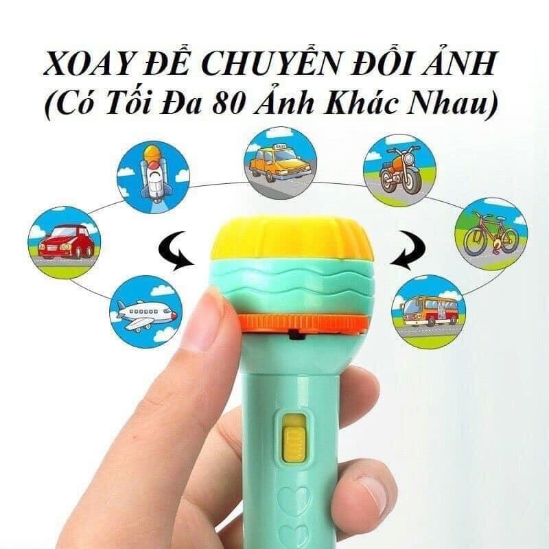 ĐÈN PIN HÌNH CHIẾU- 80 HÌNH