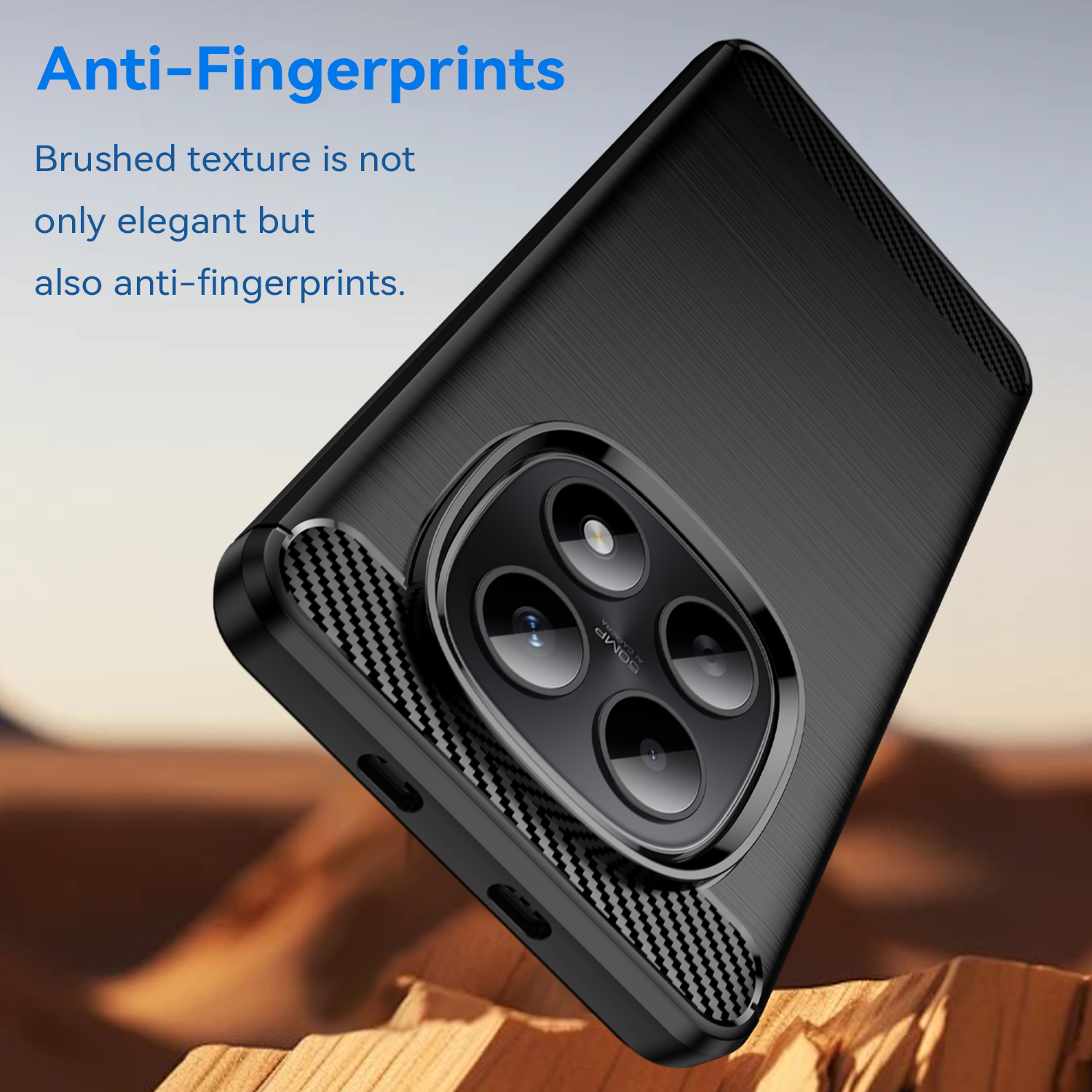 Xiaomi Redmi Note 15 Pro Plus 5G Phone Case,Flexible TPU Carbon Fiber Shockproof Protective Cover for Xiaomi Redmi Note 15 Pro Plus 5G. 