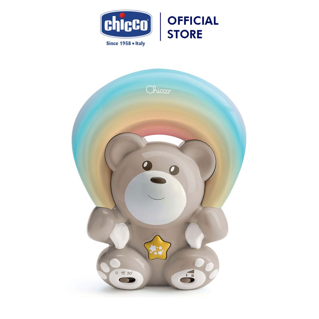 Đèn ngủ phát nhạc gấu cầu vồng Chicco