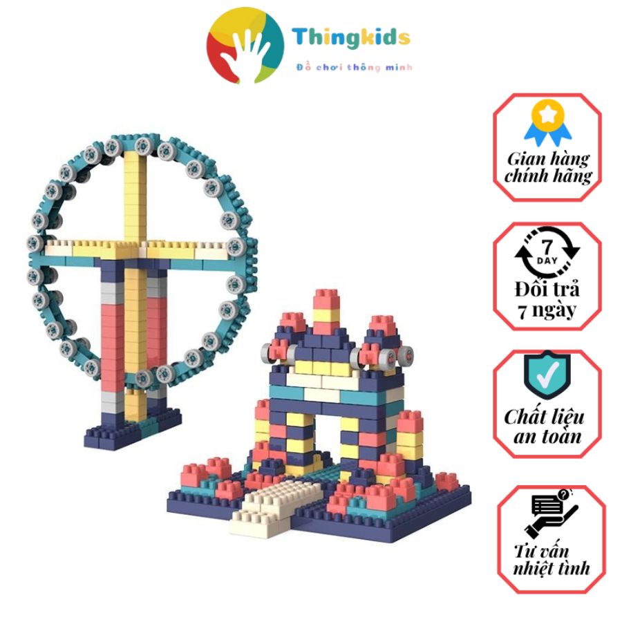 Bộ xếp hình 260/520 chi tiết siêu trí tuệ vòng quay khổng lồ - thingkids