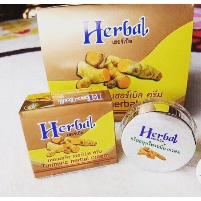 [Hcm] Herbal Turmeric Cream for Skin Whitening 50g