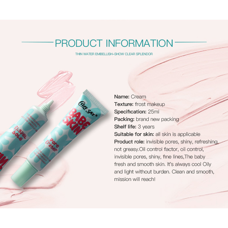 Face Primer Natural Make Up Base Foundation Primer Makeup Base Cream Oil Control