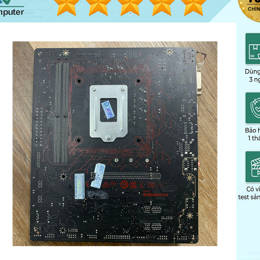 Manboard B250 Gaming MSI có M2 typeC HDMI đẹp BH 1 tháng
