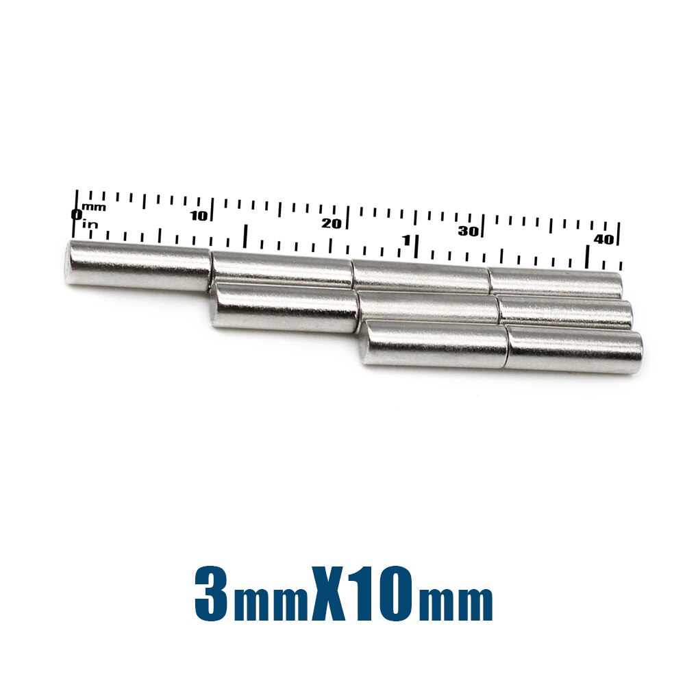 Nam châm siêu mạnh đường kính 3mm x 10mm ( 10 viên)
