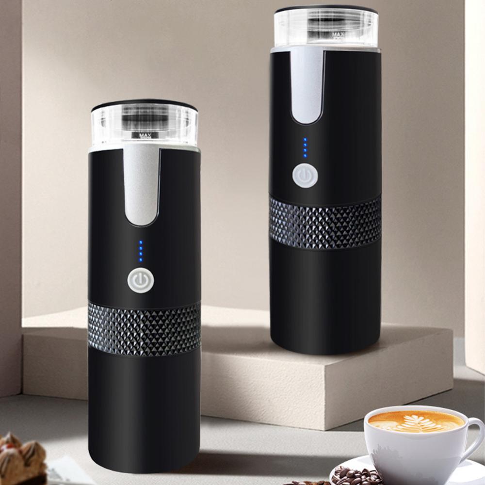 170ML Capsule Coffee Machine Wireless Mini Coffee Brewer Compatible with Capsule & Ground Coffee for Home Kitchen Office