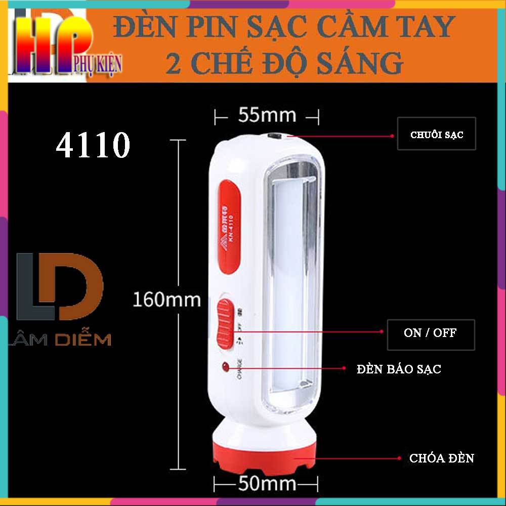 Đèn pin ledcsiêu sáng pin sạc cầm tay đa năng 4110 - 4316