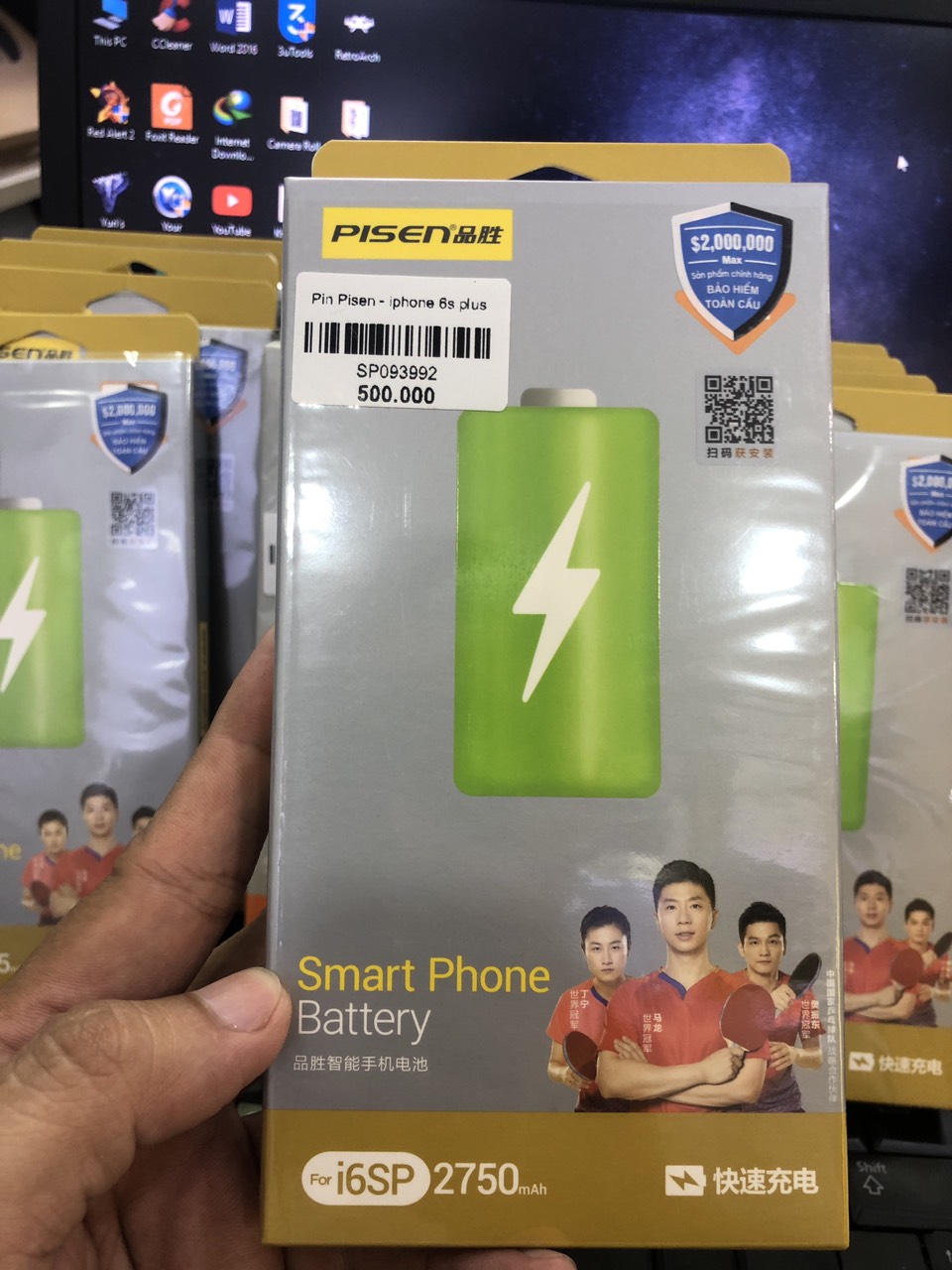 Pin Pisen dành cho iPhone từ iPhone 6 đến iPhone 11 Pro Max