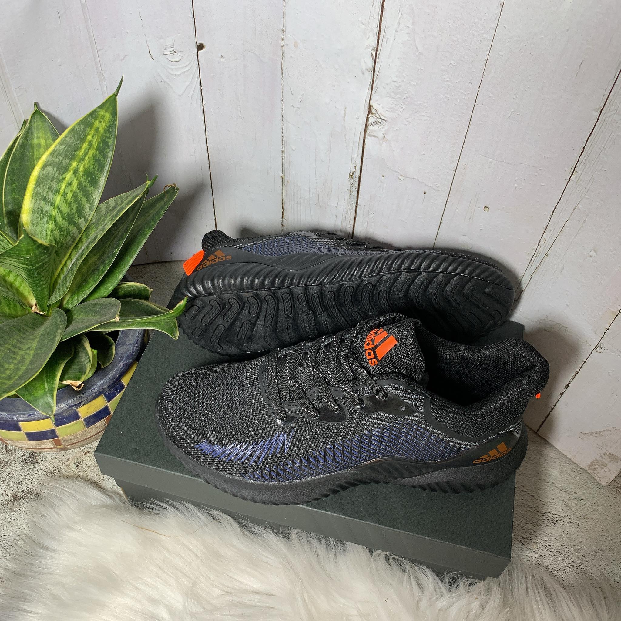 [HCM]Giày Sneaker Thể Thao AlphaBounce Đen Full Chất Lượng - Giày Đế Cao [ Tặng Box ]